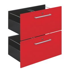 Set of 2 drawers for Biblicase - fashion colours