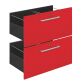 Set of 2 drawers for Biblicase - fashion colours