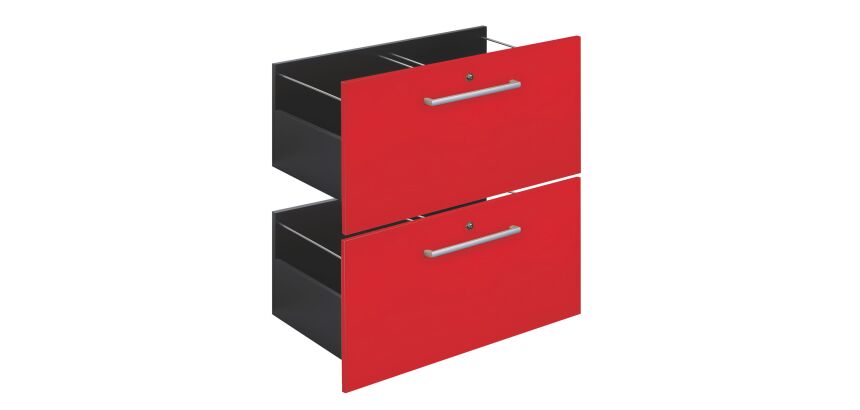 Lot de 2 tiroirs pour module Biblicase