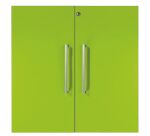 Lot 2 portes basses pour bibliothèque modulaire