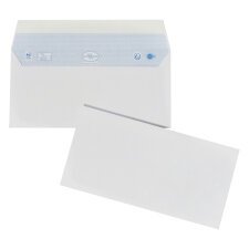 Envelope 110 x 220 mm La Couronnne 90 g without window white - box of 200 