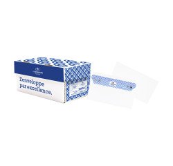 Sobre 110 x 220 mm La Couronne 90 g sin ventana blanca - Caja de 200