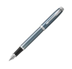 Pluma Parker IM punta media Gris azulado