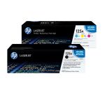 HP 125A (CB54xA) pack 4 tóneres originales negro + 3 colores