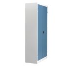Armoire d'atelier monobloc H 198 x L 100 x P 43 cm corps gris