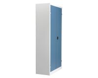 Armoire d'atelier monobloc H 198 x L 100 x P 43 cm corps gris