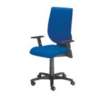 Office chair NAO fabric - height-adjustable backrest - with or without armrests - Synchronous or Permanent contact mechanism - Black feet