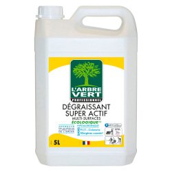 Dégraissant super actif multi-surfaces L'Arbre Vert professionnel - Bidon 5 L