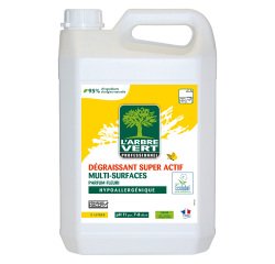 Dégraissant super actif multi-surfaces L'Arbre Vert professionnel - Bidon 5 L