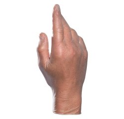 Guantes desechables Mapa vinilo sin polvo transparente- Caja de 100