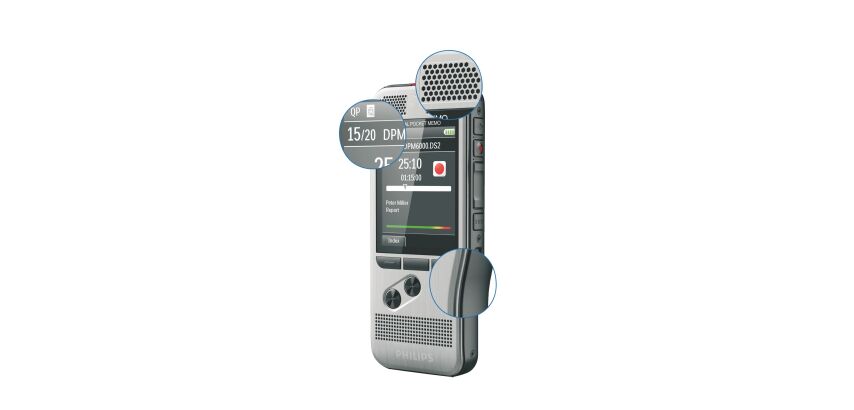 Numerisches Diktafon Philips DPM 6000.