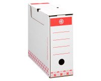 Archiving box, back 10 cm, red