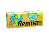 Pañuelos Renova Green 3 capas - Paquete de 10 