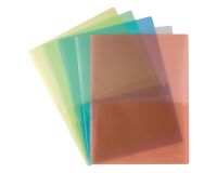 Chemise double poches Esselte polypropylène translucide A4 couleurs assorties