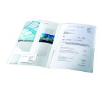 Chemise double poches Esselte polypropylène translucide A4 incolore