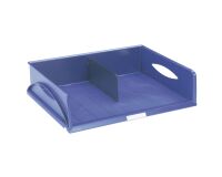 Corbeille à courrier format super maxi Sorty bleue