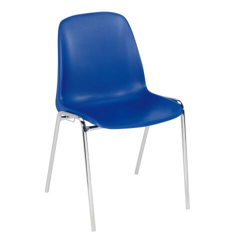 Silla Coque modelo ensamblable - Azul