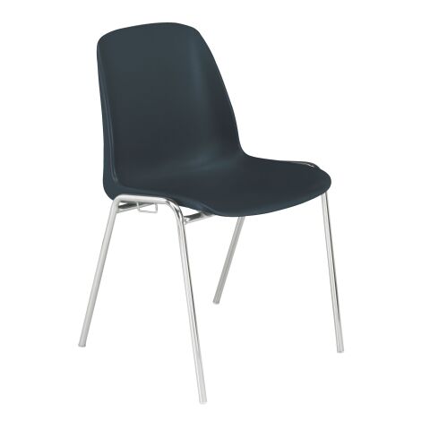 Silla Coque modelo ensamblable - Negro