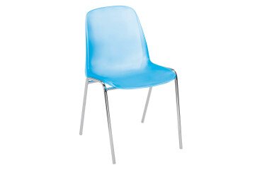 Trendy transparante kuipstoel