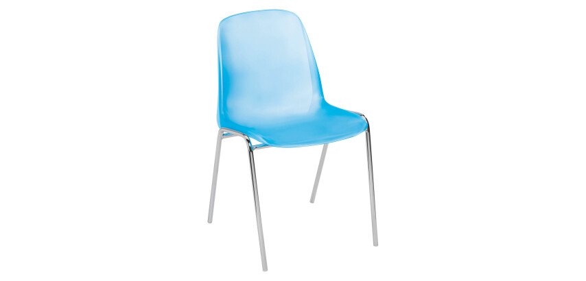 Sedia ospite Sora impilabile colori fun