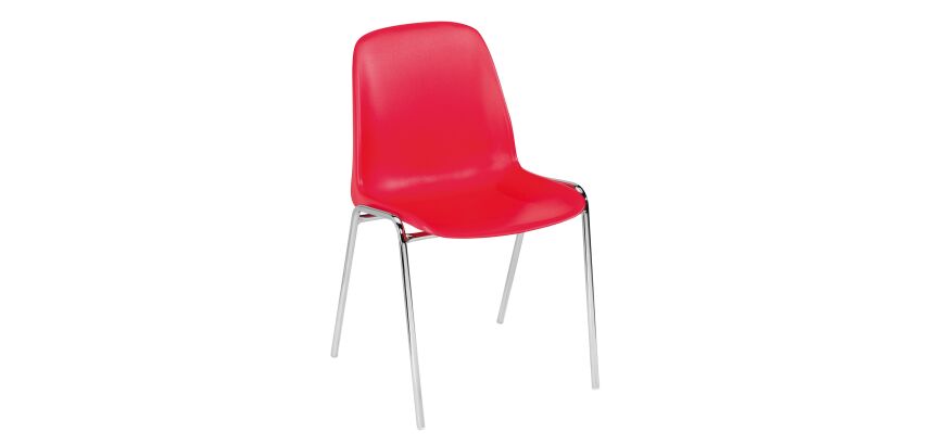Sedia ospite Sora impilabile