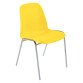 Chaise coque - coque polypropylène - pieds métal - Version coloris acidulés