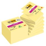 Z-notes Super Sticky Post-it 76 x 76 mm yellow - 1 block of 90 sheets