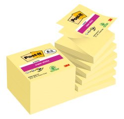 Bloc Z-Notas amarillas 76 x 76 Super Sticky Post-it