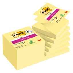 Bloc Z-Notas amarillas 76 x 76 Super Sticky Post-it