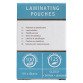 Box of 100 Fellowes laminating pouches 54 x 86 mm - 2 x 125 µ