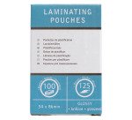 Boîte 100 pochettes de plastification à chaud 54 x 86 mm 2 x 125 µ