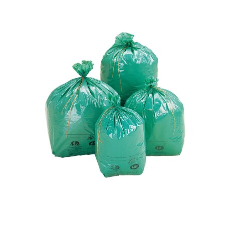 Ecological bags 100 L - pack of 200 - green