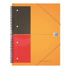Cuaderno espiral Oxford International Meetingbook 24 x 32 cm - blanco rayado - 160 páginas