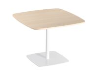 Table de réunion/restauration chêne 4 places L 100 x P 100 cm - Tamaris