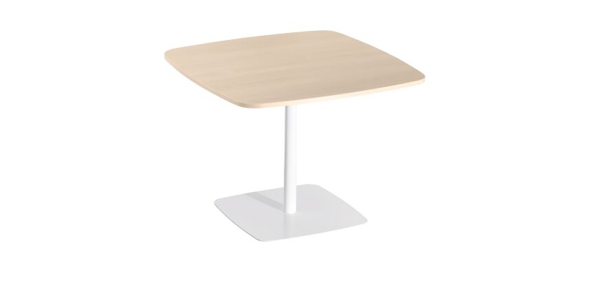 Table de réunion/restauration chêne 4 places L 100 x P 100 cm - Tamaris