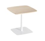 Table de réunion/restauration chêne 2 places L 80 x P 80 cm - Tamaris