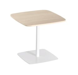 Table de réunion/restauration chêne 2 places L 80 x P 80 cm - Tamaris