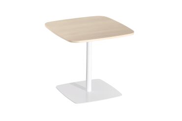 Table de restauration L 80 x P 80 piétement métal 2 personnes Chêne ARTI