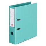 Geplastificeerde hefboommap muntgroen A4 maxi - rug 7,2 cm
