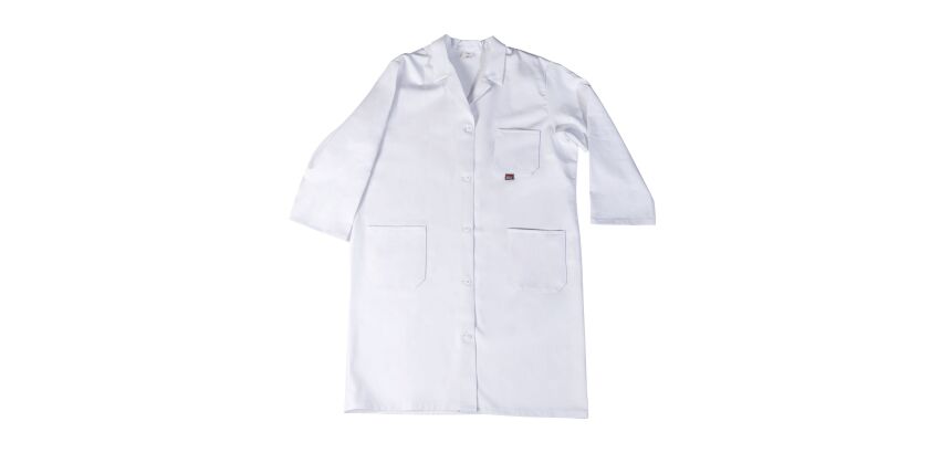 Blouse de travail femme Kiplay 100% coton blanche