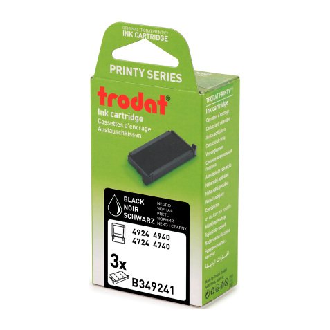 Inkt cartridge Trodat Printy 6/4924 - Set van 3