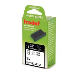 Cassette d'encrage Printy 6/4924 Trodat - Lot de 3