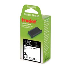 Almohadilla de tinta Printy 6/4923 Trodat - Lote de 3