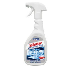 Nettoyant spray Solipro Soli inox brillanteur - 500 ml