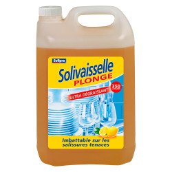 Liquide vaisselle mains Solipro Solivaisselle Plonge citron - bidon de 5 L