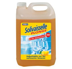 Liquide vaisselle mains Solipro Solivaisselle Plonge citron - bidon de 5 litres