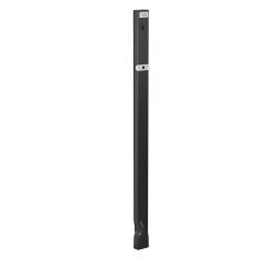 Base de fijación para papelera mural de exterior basculante 27 litros H 98,5 cm gris