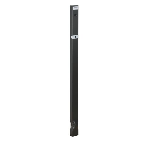 Base de fijación para papelera mural de exterior basculante 27 litros H 98,5 cm gris