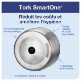 Toilet paper dispenser Tork T8 SmartOne inox