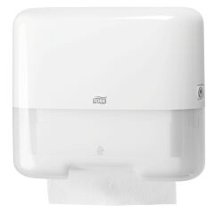 Distributeur essuie mains pliage enchevêtré Tork H3 + recharge blanc - Pack